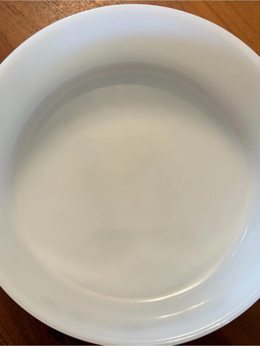 Vintage Dynaware Pyr-o-Rey oven to table milk glass baking dish brown floral